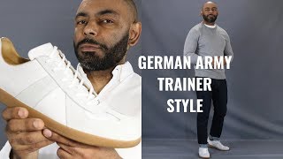 How To Wear German Army Trainers Featuring Beckett Simonon [upl. by Braun]