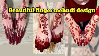 💞😱Mehandi ka design simple  mehndi design mehandi  mehndi mehandi ki design chhath eid madhi [upl. by Annaerb774]