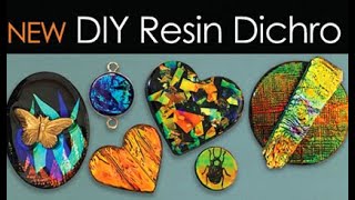 Resin Dichro Jewelry Tutorial  littlewindowscom [upl. by Marx]