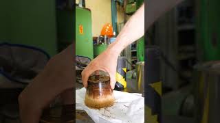 Coffee Cup Made from Coffee with 300 Ton Press ☕💥 hydraulicpress coffeelovers satisfying [upl. by Esteban]