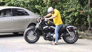 Harley Davidson 48 FortyEight độ phong cách Roland Sands Design  MotoSaigonvn [upl. by Adhern]