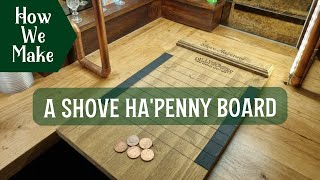 Classic Bar Game  How to make a Shove HaPenny Board [upl. by Mixam74]