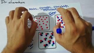 Renal system lecture 12  Moles  Osmoles  Osmolality  Osmolarity [upl. by Oiluarb]