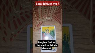 Seni özlüyor mu kısa aşk falı keşfet tarot aklımdakikisi aşkfalı [upl. by Adianes]