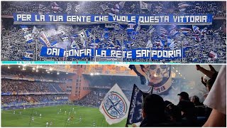 Gradinata Sud Sampdoria amp Curva Nord Brescia  Scene dalla partita 17022024  Serie B [upl. by Hajidahk]