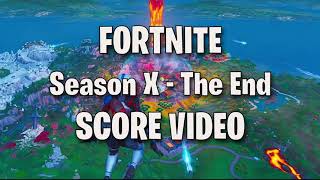 Fortnite The End Chapter 1 Piano Roll Video [upl. by Buroker]