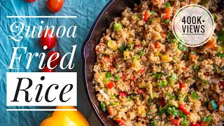 Quinoa Fried quotRicequot  Healthy Fried Rice  How to cook perfect Quinoa [upl. by Tempest]