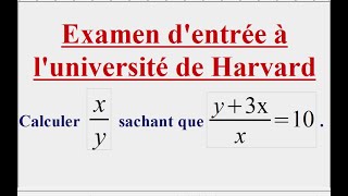 Examen dentrée à luniversité de Harvard SAT [upl. by Imerej]