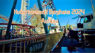 Hubertusmarkt Bergheim 2024 Aufbau [upl. by Ardnnaed]