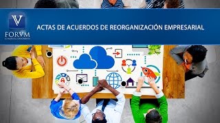 Actas de acuerdos de reorganización empresarial Supersociedades Derecho Comercial [upl. by Harsho893]