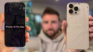 Worlds first iPhone 16 Pro Max DROP TEST  Will it survive [upl. by Kevina298]