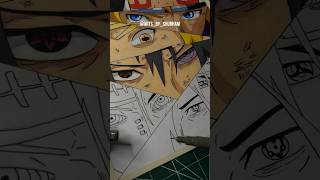 Drawing Sasuke✨ eyes shorts drawing anime sasuke youtubeshorts trending viral artsbyshubham [upl. by Naed]