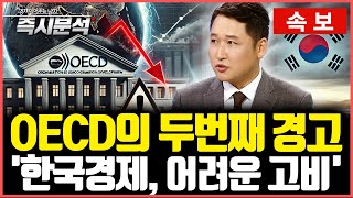 속보 OECD의 경제전망 보고서 즉시분석  세계경제가 어려운 고비를 지나고 있다” 즉시분석 [upl. by Flory753]