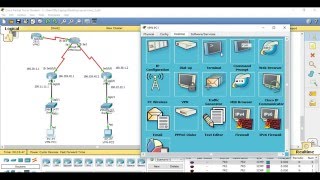 VPN Packet Tracer Tutorial GRE Over IP in The Cloud [upl. by Piderit]