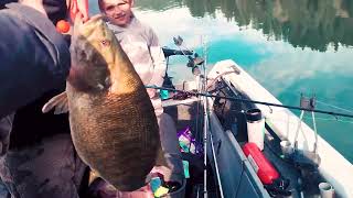 Check out Dworshak fishing with wwwreeltimefishingcom catching Giants 2 at a time [upl. by Darryn556]