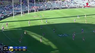 Prelim Final Hostplus SANFL Snapshot  Glenelgs Liam McBean launches from 55m [upl. by Minsk]