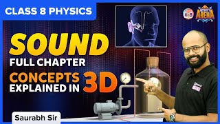 Sound  Complete Chapter  Concepts Explained in 3D  Class 8  Science  BYJUS [upl. by Elsey]