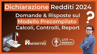 Dichiarazione Redditi 2024  DampR sul Modello Precompilato Calcoli Controlli Reportistica [upl. by Ailegna378]