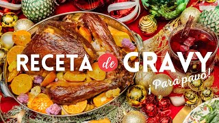 Cómo hacer salsa gravy para pavo receta fácil y deliciosa  Recetas navideñas  Cocina Vital [upl. by Kristal25]