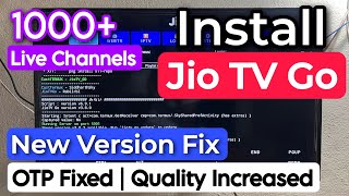 How To Install Jio TV App In Android TV How To Play Jio TV On Android TV Jio TV Go [upl. by Watkins372]