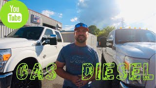 F250 Gas vs Diesel Truck challenge [upl. by Winnick]