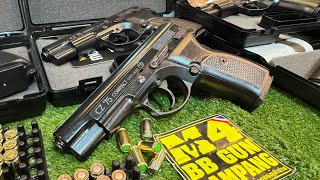 CZ 75 COMPACT ค่าย BAREDDA รุ่น S56 รีวิวทดสอบแบบจัดเต็มครับ สิ่งเทียมอาวุธ แบลงค์กัน ของเล่น [upl. by Hecklau]