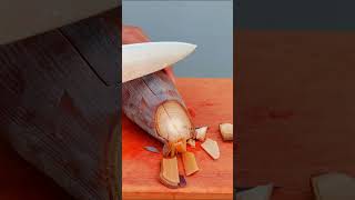 slicing banana blossoms  satisfying [upl. by Sirraf729]