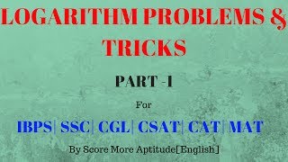 Logarithm Problems and Tricks  Part 1 [upl. by Katalin611]