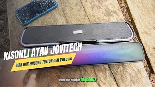 kisonli vs jovitech  speaker bluetooth portable 100 ribuan [upl. by Lled]