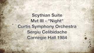 Scythian Suite  Mvt III  quotNightquot  Prokofiev [upl. by Ken]