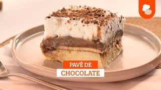 Pavê de chocolate — Receitas TudoGostoso [upl. by Yelserp936]