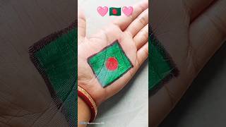 How to draw Bangladesh flag drawing 🩷🇧🇩🩷youtubeshorts islamicflag tranding [upl. by Ijic617]