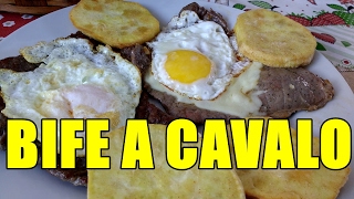 BIFE A CAVALO COM BATATA DOCE FRITA UMA DELICIA CONFIRA POR MARA CAPRIO CULINARIA E DICAS [upl. by Aser264]