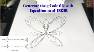 How to generate the g Code file with equation and EXCEL for 3d printing easy and simple [upl. by Nylasej]