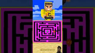 HELP Herobrine Needs to Solve the Maze Challenge funnyshorts shorts youtubeshorts [upl. by Olemrac]