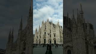 Duomo cathedral of milan milan viral viralvideo shorts [upl. by Nyletak397]