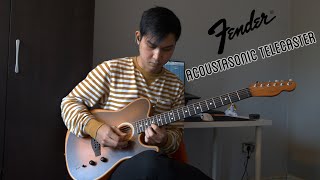 My Fender American Acoustasonic Telecaster Sound Test 🎸 [upl. by Lorn]