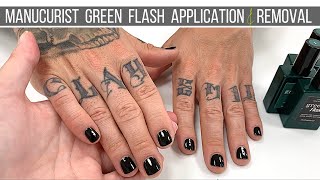 Manucurist Green Flash Full Application Wear Test amp Removal [upl. by Danziger146]