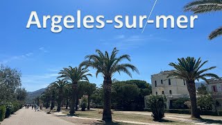 Walk along the promenade of Argeles sur mer [upl. by Vershen997]