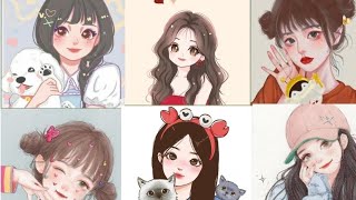 😍cartoon girl dpz  1  🧸cute cartoon baby dp anime dp photo unique whatsapp dp [upl. by Jules]