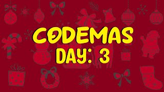 CODEMAS Day 3  Roblox Road To Grambys [upl. by Lal298]