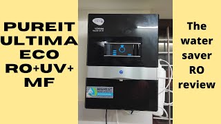 Best water purifier 2021 Pureit ultima eco mineral rouvmf water saver latest model review [upl. by Tore658]