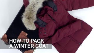 How to Pack a Winter Coat  Travel  Leisure [upl. by Sinegra367]