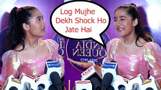 Kulfi Kumar Bajewala Fame Aakriti Sharma Cute Interview at Grand Finale of Mrs Indian Queen 2022 [upl. by Nerej642]