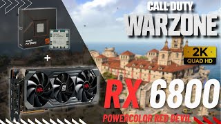 RX 6800  Ryzen 5 7600x  WARZONE  Quad HD [upl. by Rubio]