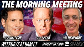 The Morning Meeting wSean Spicer Mark Halperin and Dan Turrentine  Oct 23rd [upl. by Oine]