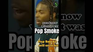 Pop Smoke Self Snitching advice…😳 viral [upl. by Platas]