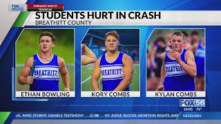 3 Breathitt County studentathletes injured in crash [upl. by Reginald]