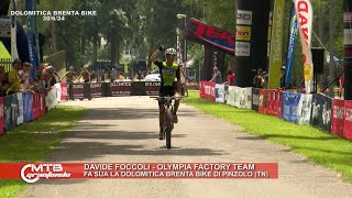 DAVIDE FOCCOLI VINCE LA DOLOMITICA BRENTA BIKE [upl. by Llertak295]