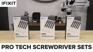 iFixits Pro Tech Screwdriver Sets Perfect For All Repairs [upl. by Enneire]